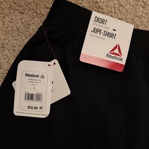Reebok Black Athletic Skort